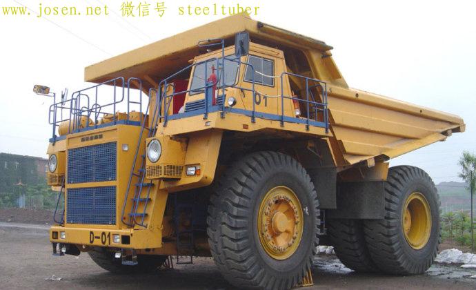 首鋼遷安水廠鐵礦使用的130噸電傳動1600馬力礦車,有6米多高.jpg 首鋼遷安水廠鐵礦使用的130噸電傳動1600馬力礦車,有6米多高.jpg