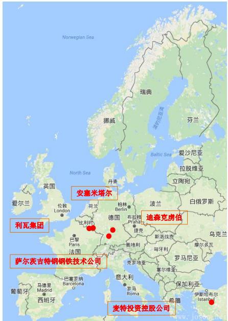 鋼鐵生產商全球分布-歐洲.jpg 鋼鐵生產商全球分布-歐洲.jpg